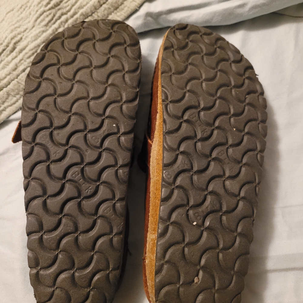 Birkenstock Brown Leather Mules - Picture 3 of 3